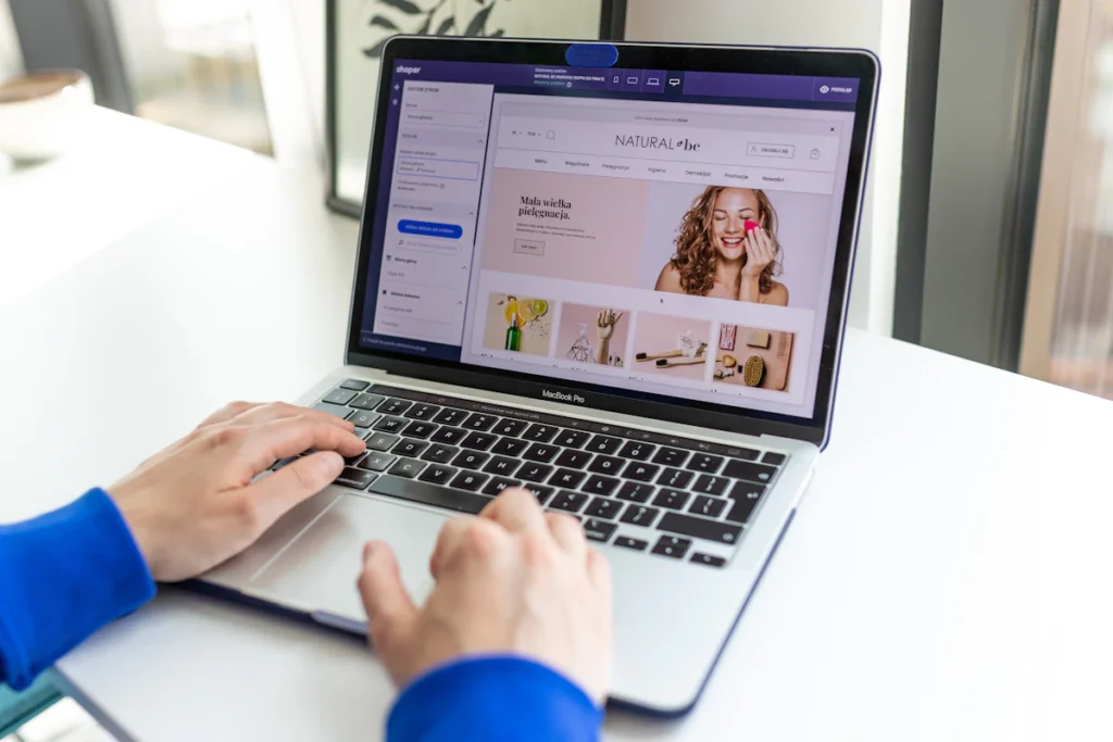 Gestión de una tienda online desde el panel de la plataforma