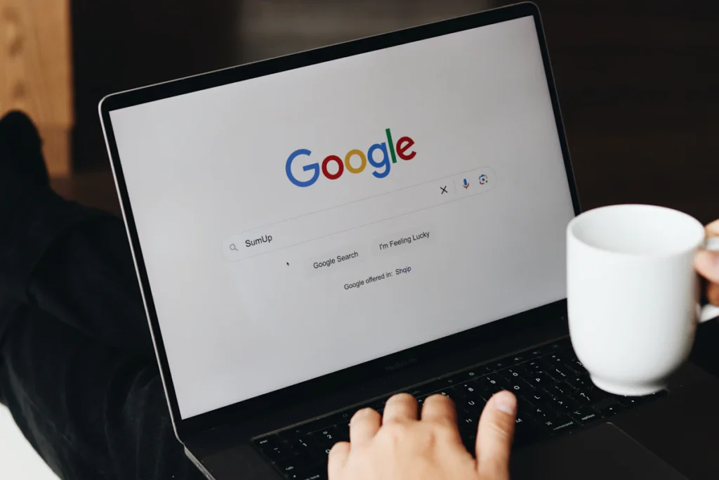 Búsqueda en Google desde una notebook
