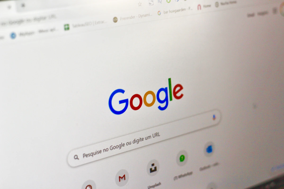 Búsqueda en Google desde el celular para elegir palabras clave