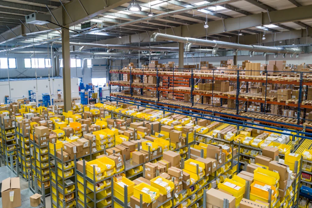 Depósito con mercadería lista para venta mayorista
